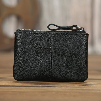 Monedero Compacto de Cuero Crazy Horse Estilo Retro para Hombre - Image 21