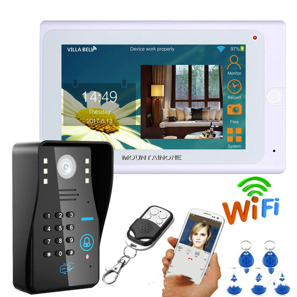 Timbre Videoportero Inteligente Android 7 Pulgadas con Cable