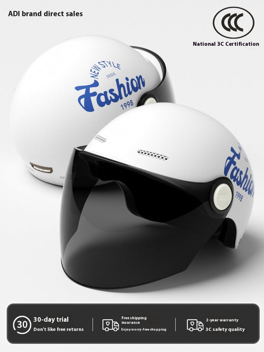 Casco Moto Semintergral Batería Universal Cuatro Estaciones - Image 24
