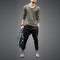 Pantalones Casuales Hombre Color Sólido Ajuste Relajado