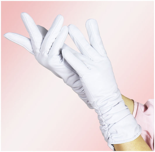 Guantes de Cuero Gamuza Premium para Mujer con Puño Extendido - Image 21