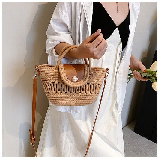 Bolso Crossbody Tejido Calado a Juego para Mujer - Image 24