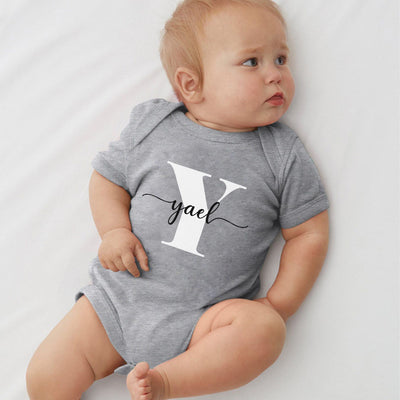 Body Personalizado con Nombre del Bebé - Ropa Recién Nacido Customizada