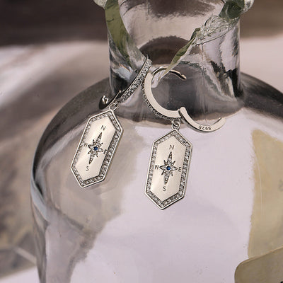 Aretes de Plata Pura Estilo Europeo Lujo Minimalista - Image 6