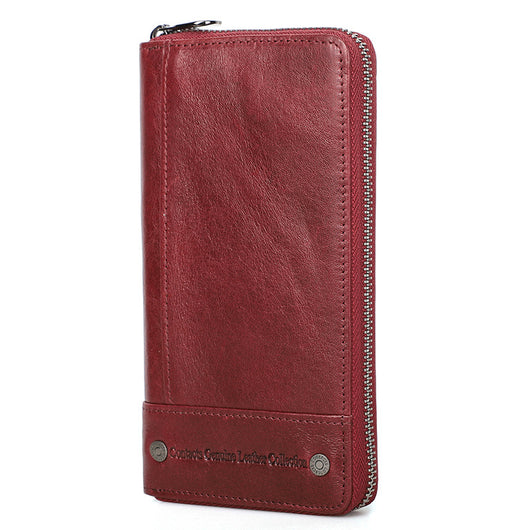 Cartera de Cuero Genuino con Protección Anti-fraude para Hombre - Image 7