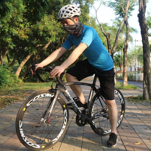Camiseta Ciclismo Manga Corta Colores Sólidos Hombre