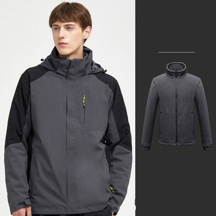 Chaqueta 3 en 1 Impermeable Desmontable para Hombre y Mujer - Image 14