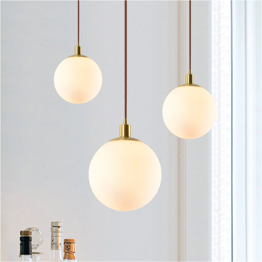 Lámpara Colgante Esférica de Cristal para Dormitorio - Image 8