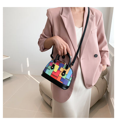 Bolso Shell con Costuras en Contraste - Diseño Moderno y Versátil - Image 10