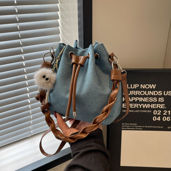 Bolso Bandolera Tipo Cubo Portátil de Un Solo Hombro
