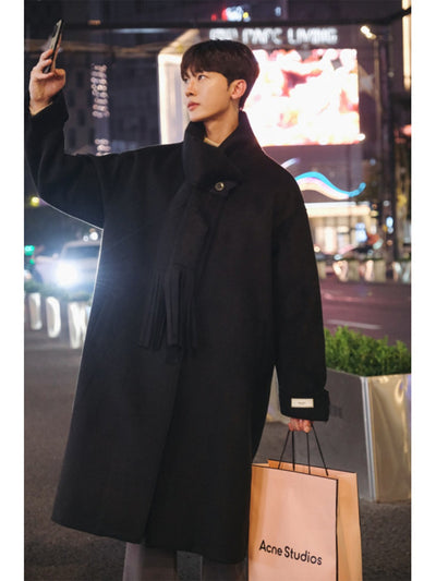 Abrigo de Lana Hombre Estilo Británico Clásico - Otoño e Invierno - Image 3