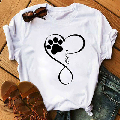Playera con Estampado de Patita de Perro - Amor Canino - Image 7