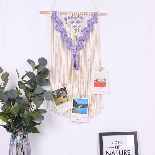 Tapiz de Encaje Nórdico Tejido a Mano para Decoración de Pared - Image 7