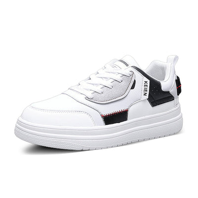 Tenis Deportivos Casual con Plataforma Blanca para Hombre - Image 6
