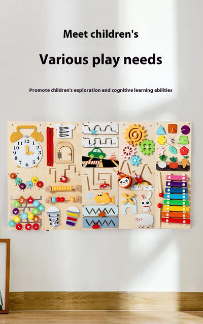 Tablero Interactivo de Pared para Aprendizaje Temprano - Juego Educativo Multifuncional - Image 11