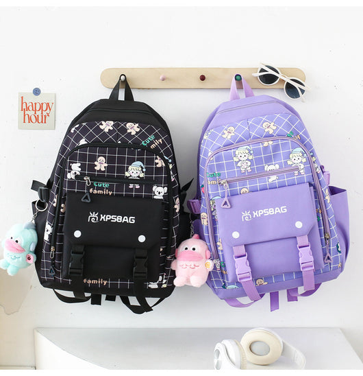 Mochila Escolar Primaria para Niñas - Set de Cuatro Piezas - Image 35