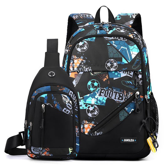 Set de Mochila y Bolsa Pectoral para Hombre - Image 10