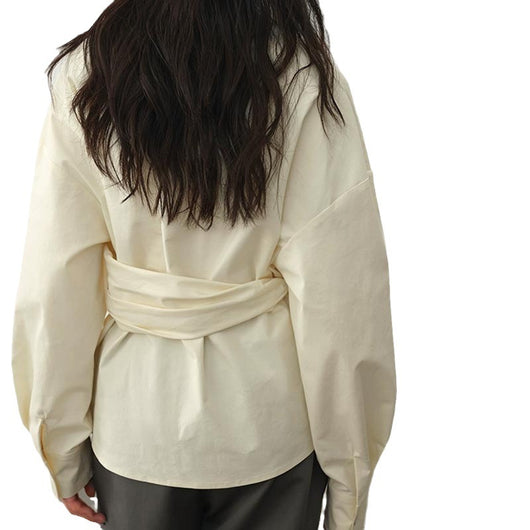 Blusa Asimétrica Reductora con Corte Deconstruido - Image 5