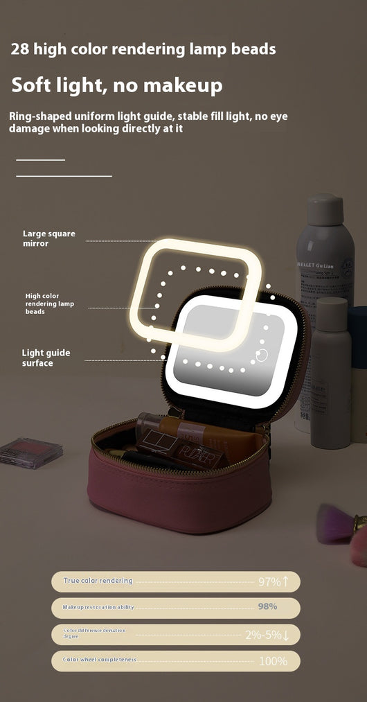 Neceser Cosmético Portátil con Luz LED - Image 15