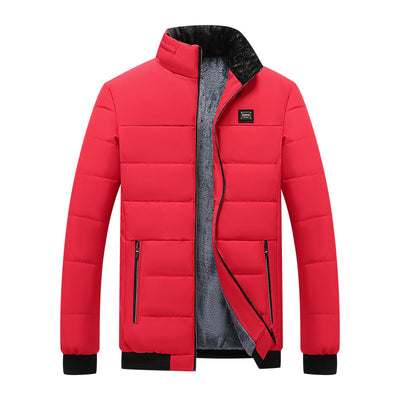 Chaqueta Acolchada de Algodón con Forro Polar para Hombre - Image 3
