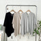 Lightweight Solid Knitted Cardigan Vest with Buckle - Versatile All-Match Garment