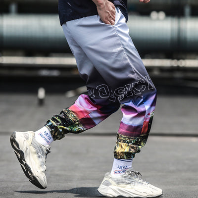 Pantalones deportivos con degradado de fleece - Image 9
