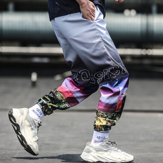 Pantalones deportivos con degradado de fleece - Image 9