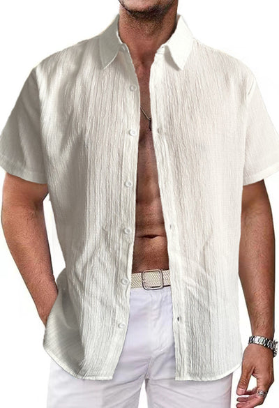 Conjunto de Playa Hombre: Camisa Suelta y Pantalones Cortos - Image 30