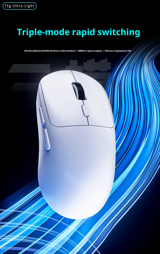 Ratón Inalámbrico Silencioso Multimodo para Oficina, Notebook y Gaming - Image 20