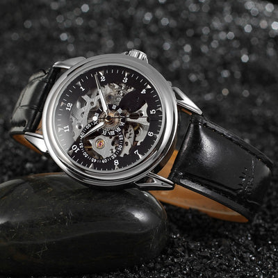Reloj Mecánico Automático con Esfera Transparente