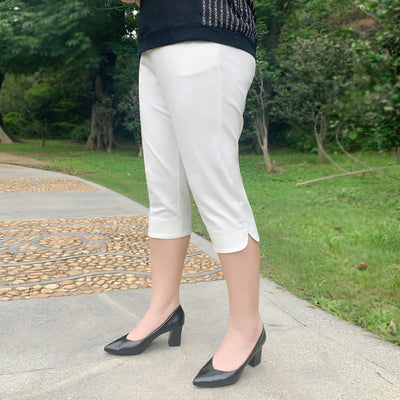 Pantalones Rectos de Cintura Alta Holgados para Verano - Image 8