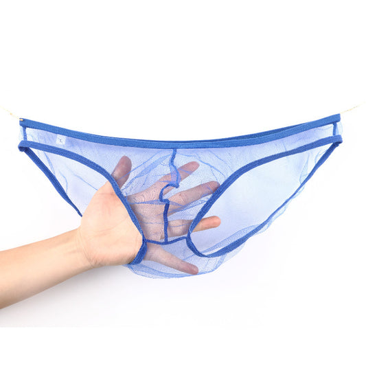 Shorts de Malla Transparente Cintura Baja