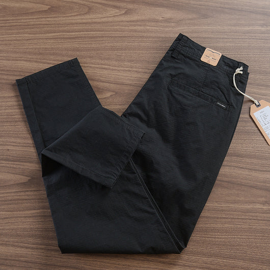 Pantalones Largos Slim Transpirables para Hombre - Comodidad Estival - Image 9