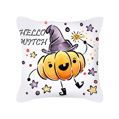 Funda de Almohada Halloween con Calabaza y Fantasma Lindo - Textura Piel de Durazno - Image 6