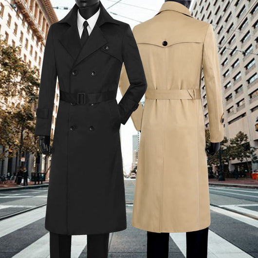 Abrigo de Moda Coreana para Hombre - Colección Otoño
