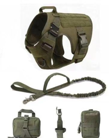 Traje Impermeable para Perros Grandes con Tirantes 1000D - Image 3