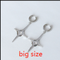 Ins Cross Kvk Earrings Diamond Earrings Design Simple Earrings Ear Jewelry Female A