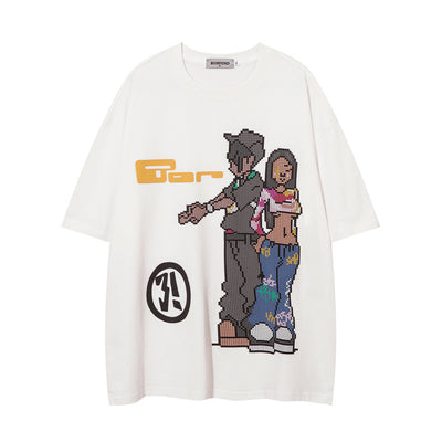 Playera Unisex con Estampado de Personajes Mosaico - Image 15
