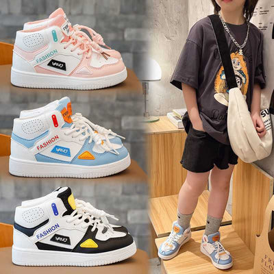 Zapatillas Deportivas Altas para Niñas - Estilo Moderno y Comodidad - Image 18
