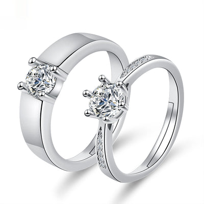 Anillos de Compromiso Moissanita para Parejas - Image 42