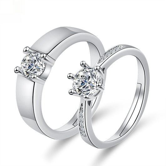 Anillos de Compromiso Moissanita para Parejas - Image 42
