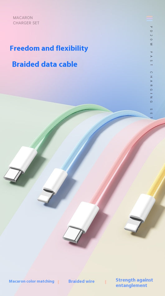 Cable de Carga Rápida PD20W Trenzado Nylon con Transferencia de Datos - Image 33