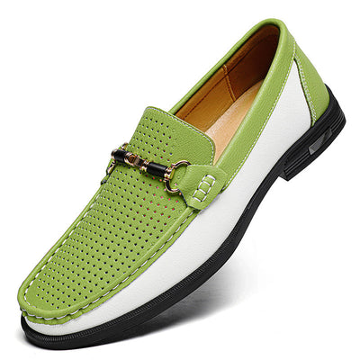 Mocasines de Cuero Genuino para Hombre Talla Grande 47 - Zapatos Casuales Cómodos - Image 10