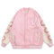 Chaqueta Bordada con Flores de Terciopelo para Hombre