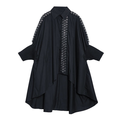 Camisa de Manga Murciélago con Tachuelas Cosidas - Image 10
