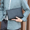 Bolso de Mano Tejido Cuadros PU Piel Premium