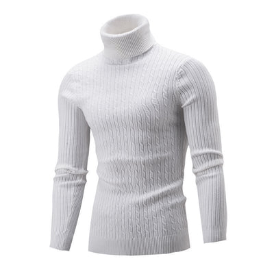 Suéter Cuello Alto Manga Larga para Hombre - Estilo Casual - Image 4