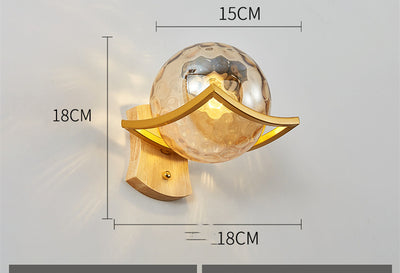 Lámpara de Mesita Estilo Europeo con LED y Base de Madera - Image 6