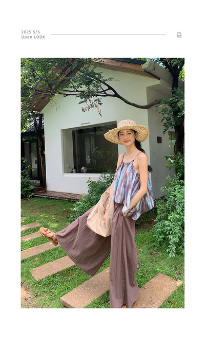 Pantalones Anchos Plisados Ligeros para Verano - Estilo Casual y Cómodo - Image 12
