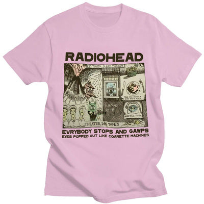 Camiseta Vintage Radiohead 2000 Hip Hop Rock Unisex Talla M - Image 9
